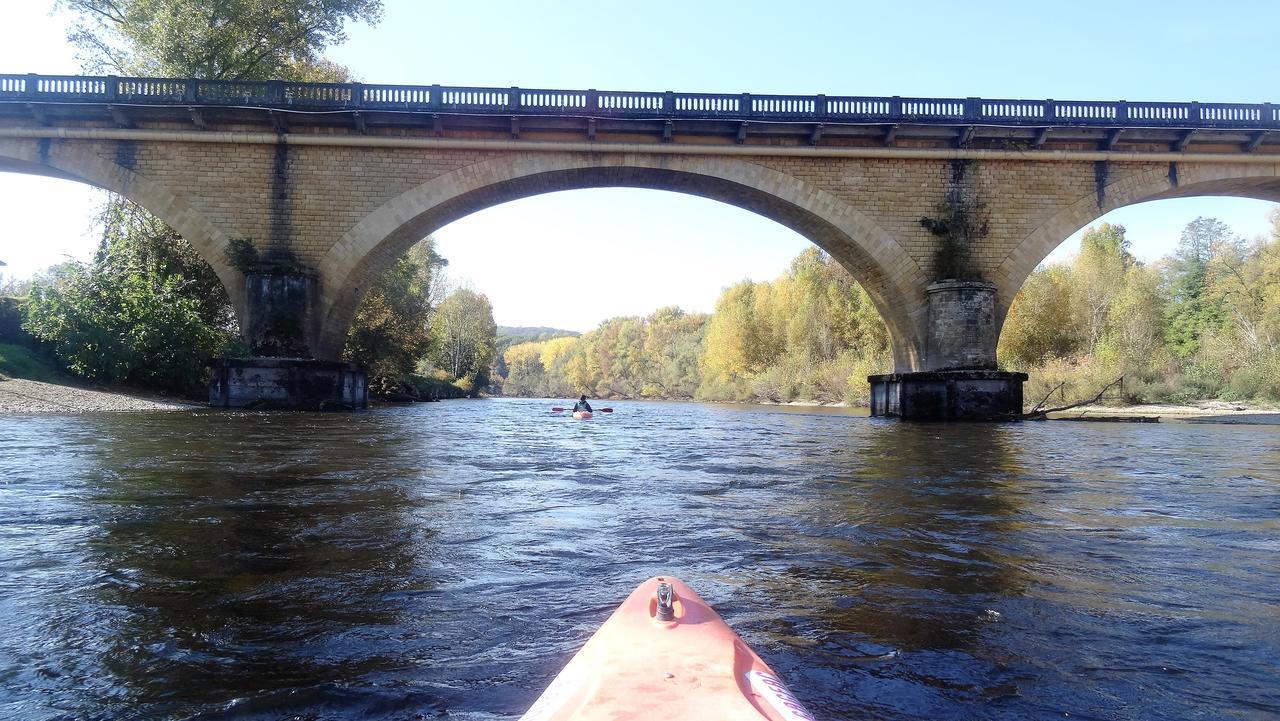Au Pied Du Chateau - 5 A 11 Personnes - Baignade-Canoe-Piste Cyclable A 100 M Castelnaud La Chapelle Exterior photo
